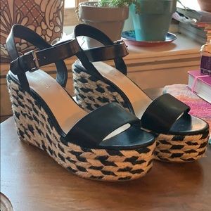 Nine West espadrille platforms